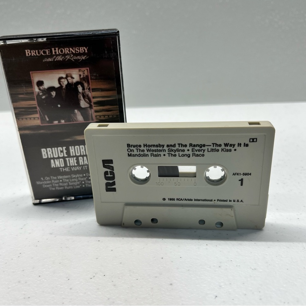 Bruce Hornsby and the Range - The Way It Is Cassette Tape - 1986 Very Nice